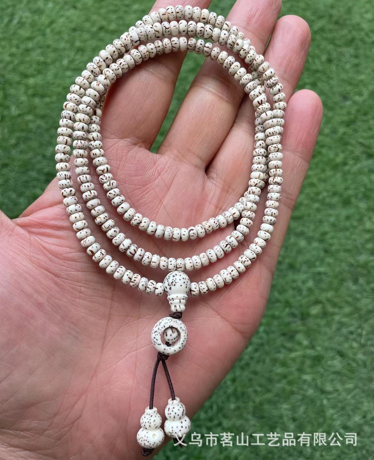 Natural Hainan Original Ecological Golden Seed Star Moon Bead 108 Buddhist Prayer Beads Bracelet Necklace, agate and turquoise Tibetan-style cultural play wholesale, cultural play Buddhist prayer beads bead bracelet bracelet, string beads factory direct sales wholesale pic 7