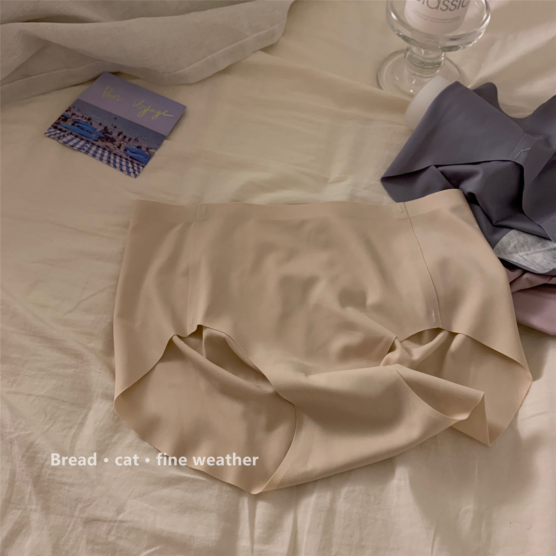 纯色少女冰丝无痕女士内裤纯棉裆部舒适透气速干提臀三角内裤女详情6