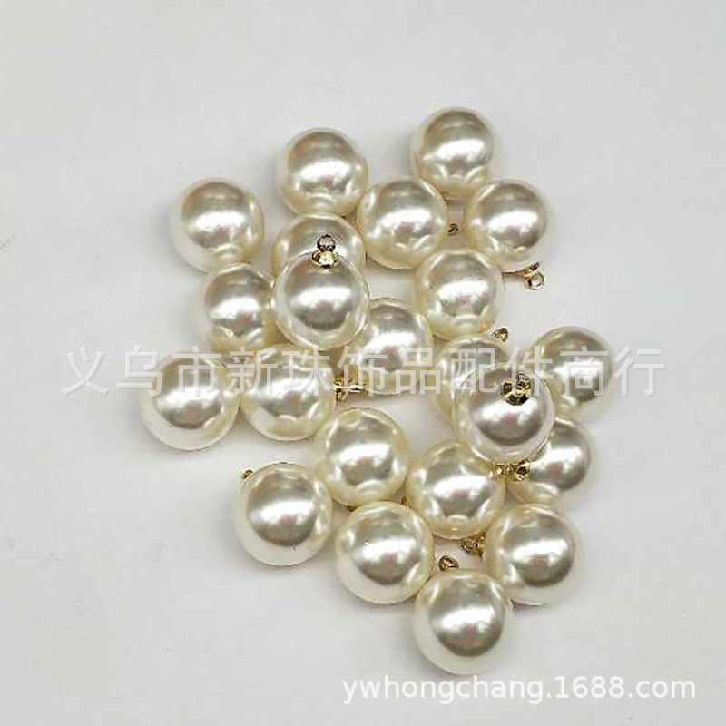 abs imitation pearl round beads with straight holes, no holes, flat bottom, semi-circular, 3mm-40mm imitation pearl DIY accessories pic 11