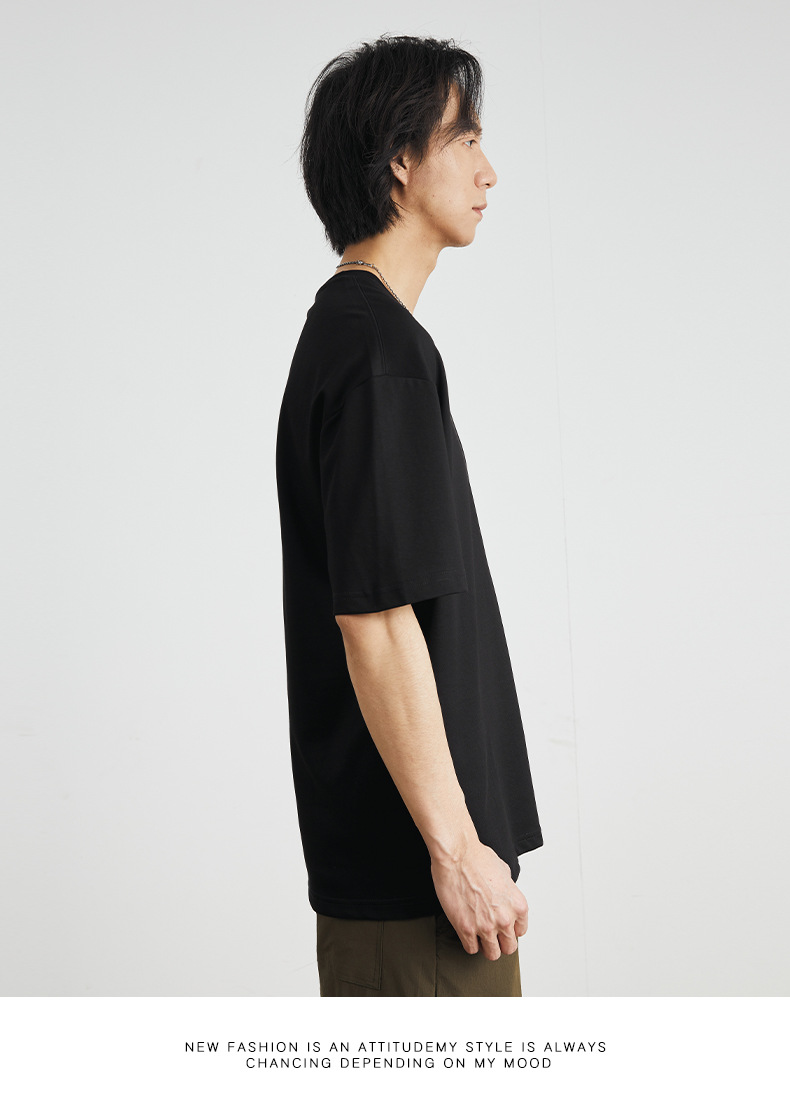 亦止男装龙年刺绣印花印花T恤男短袖夏季新款休闲情侣半袖上衣潮详情21