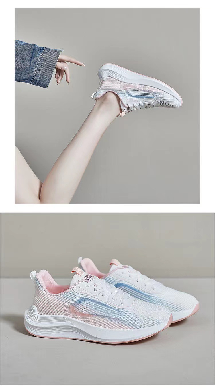 休闲女鞋批发运动鞋女士时尚潮流时尚飞织面透气女士轻便运动女鞋详情12
