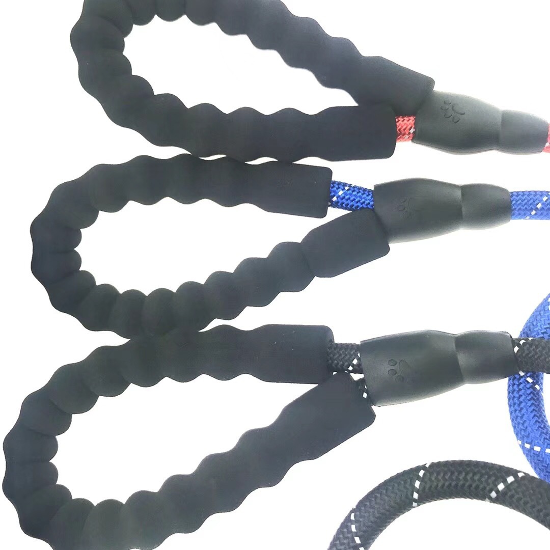 Pet leash K9 dog nylon reflective impact leash round rope Pet supplies in stock pic 6