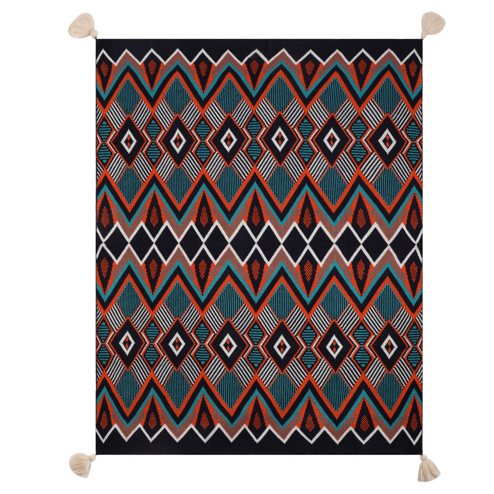 Bohemian sofa cover blanket, air conditioning blanket, all-season universal nap blanket, ethnic-style bed, tail blanket, and lap blanket pic 16