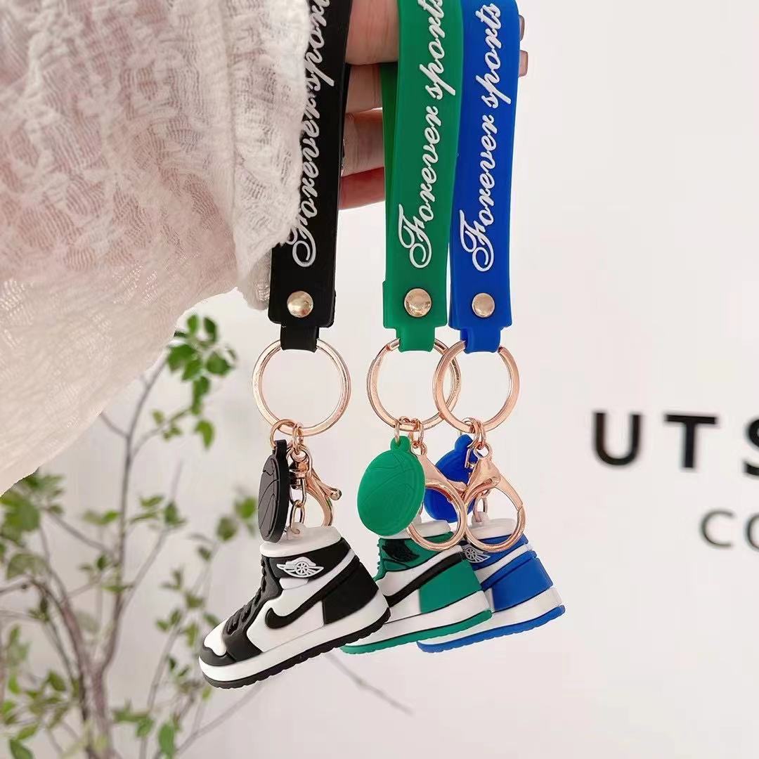 潮创意aj钥匙扣链情侣男女闺蜜礼物个性球鞋模型包挂件汽车3D立体详情3