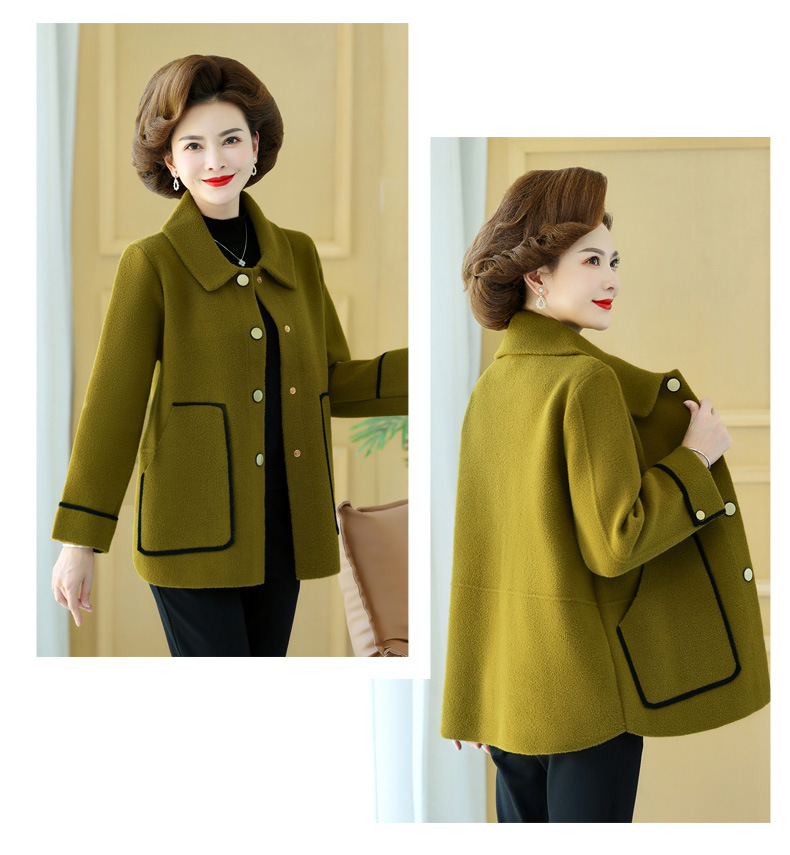 The 2023 new style of stylish knitted top for middle-aged mothers in autumn and thin base layer sweaters for middle-aged and elderly women in spring and autumn pic 42