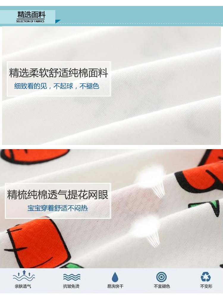 婴儿短袖套装纯棉小孩衣服夏装儿童男童宝宝0女6个月1岁3幼儿小童详情3