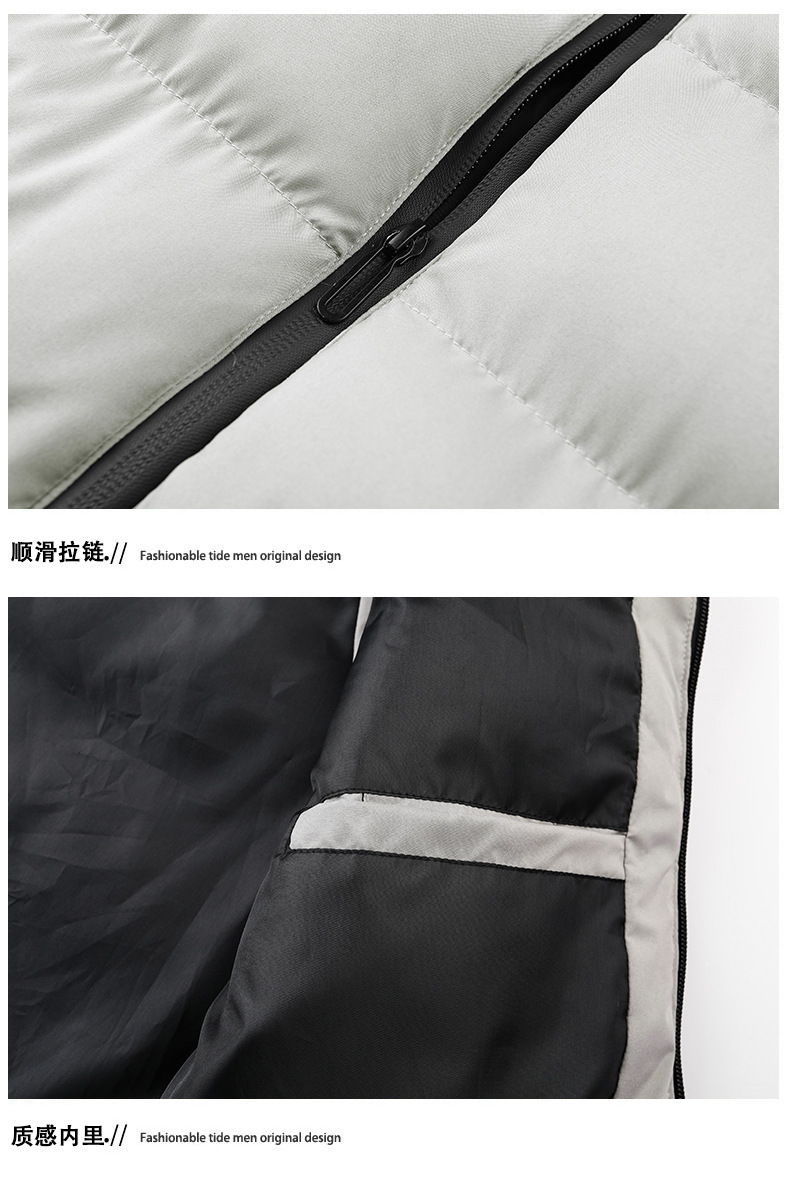 The new down cotton vest for men in autumn and winter is a casual, loose and bag-sized waistcoat for men pic 49