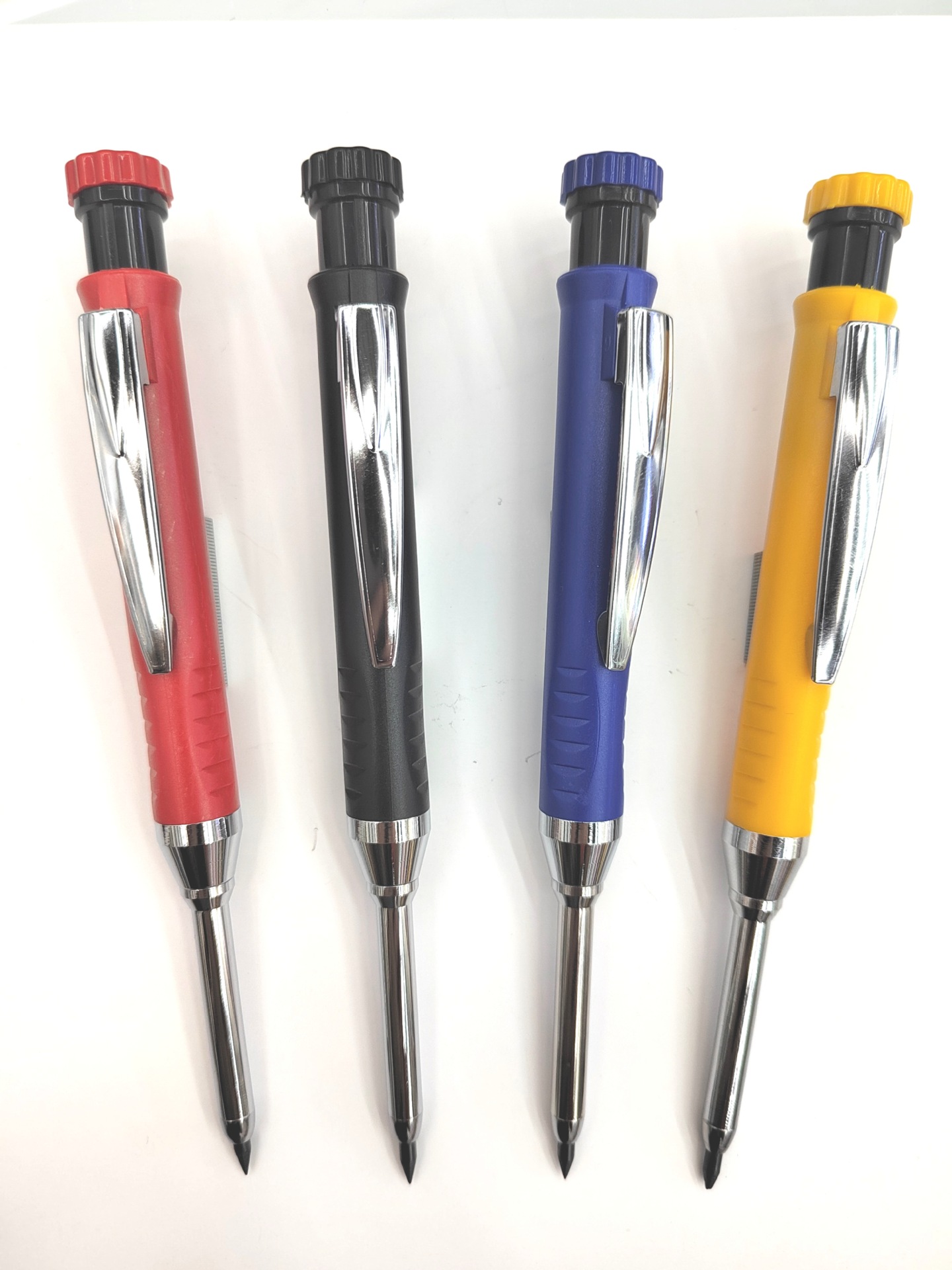 Cross-border deep hole woodworking pencil special marking and line drawing pen, 2.8mm engineering pen, 4-color pen barrel lead core pic 1