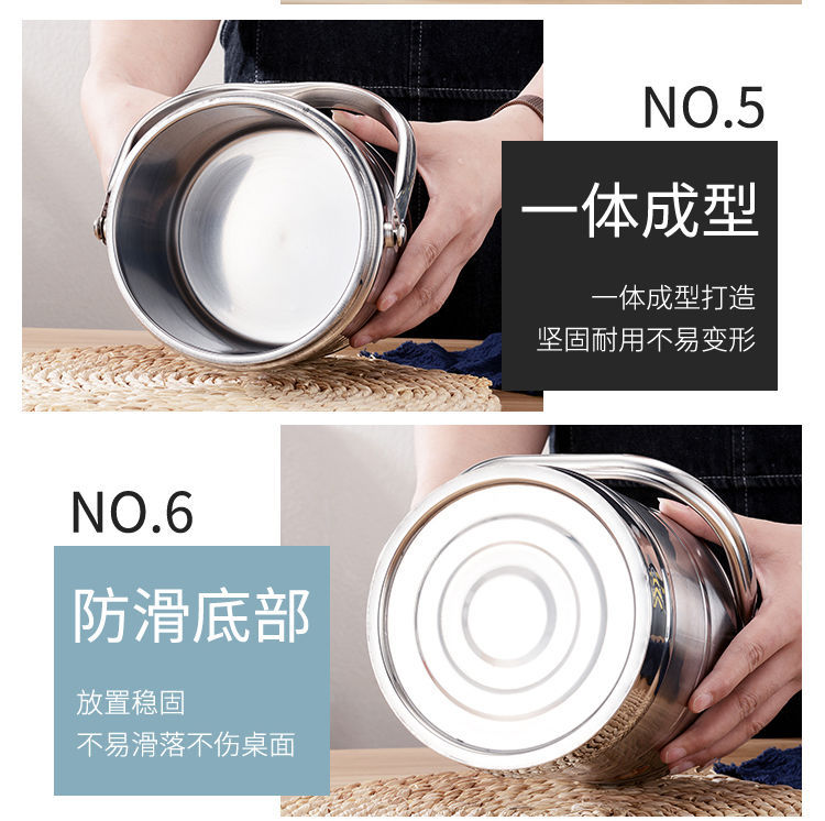 Double-layer stainless steel insulated lunch box, 3-layer insulated pot, student and adult lunch box, insulated bucket, large-capacity lunch bucket pic 8