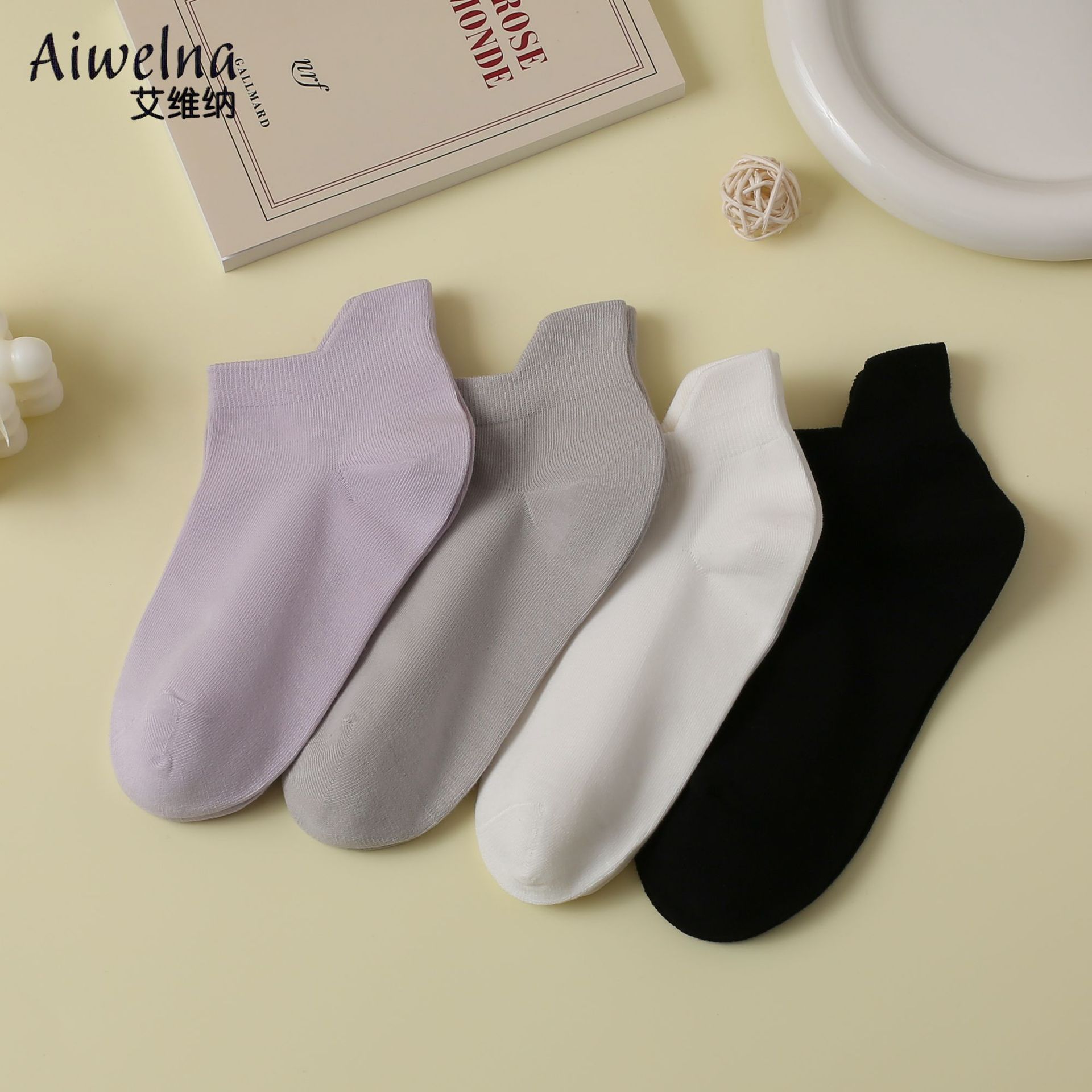New high-end embroidered socks for spring and summer, deodorizing, comfortable, casual, trendy and fashionable, suitable for all seasons for both men and women pic 1