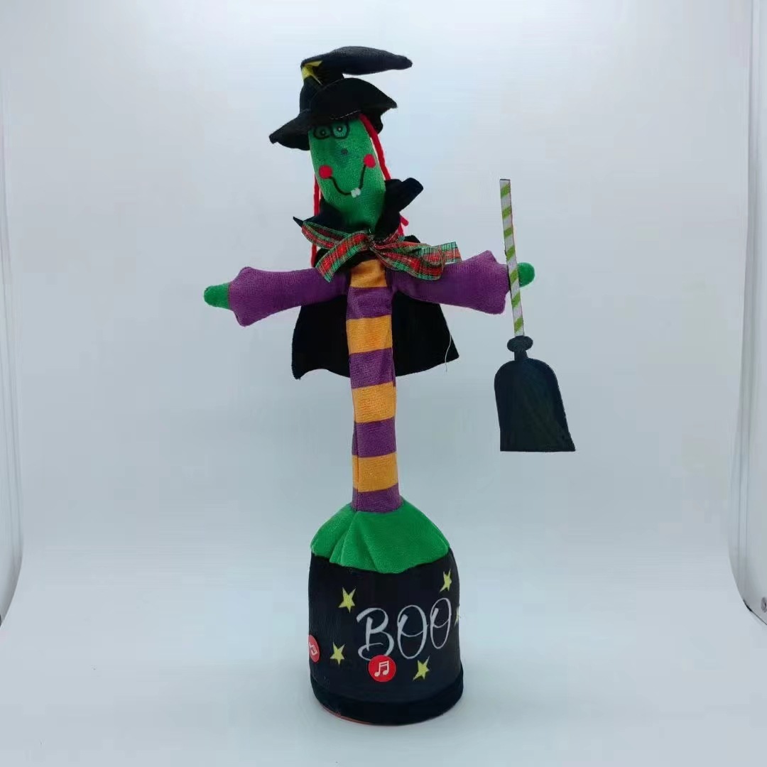 Cross-border electric charging recording, swaying, imitating singing, Santa Claus, Christmas tree dancing, cactus, plush toys pic 3