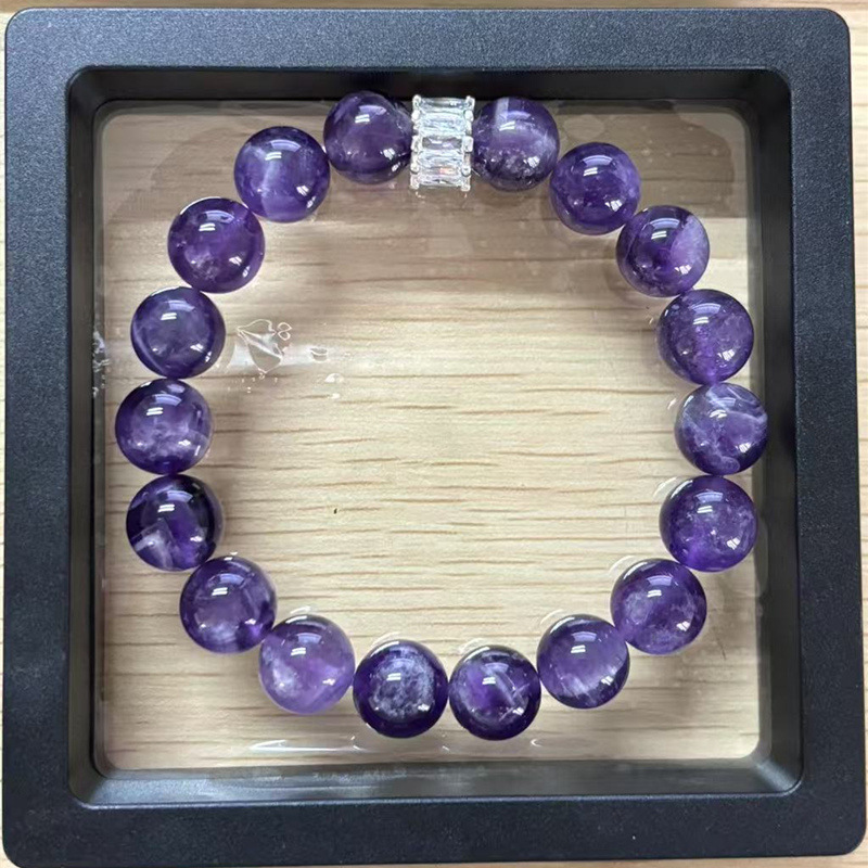 Juanyu Natural Amethyst Bracelet Lavender Dreamy Crystal Bracelet Unboxing Blind Box Live Streaming Factory CB5030551 pic 10