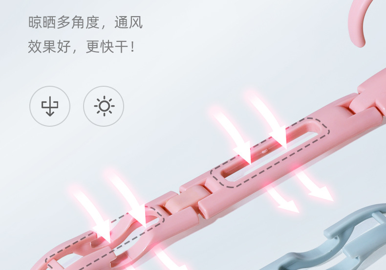 Travel folding clothes hangers, multi-purpose small and compact drying clothes hangers for business trips, hotels, Tours and outings, and convenient for carrying sock clips pic 19