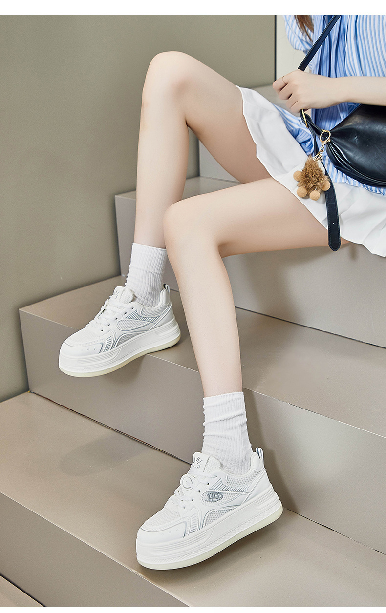 2024秋季小白鞋新款韩版ins女学生增高厚底运动板鞋休闲街拍Y8620详情8