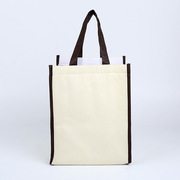 Hot-pressed folding laminated non-woven fabric bags, hand-held bags, gift bags, takeout handbags, promotional shopping bags, printed logos pic 8