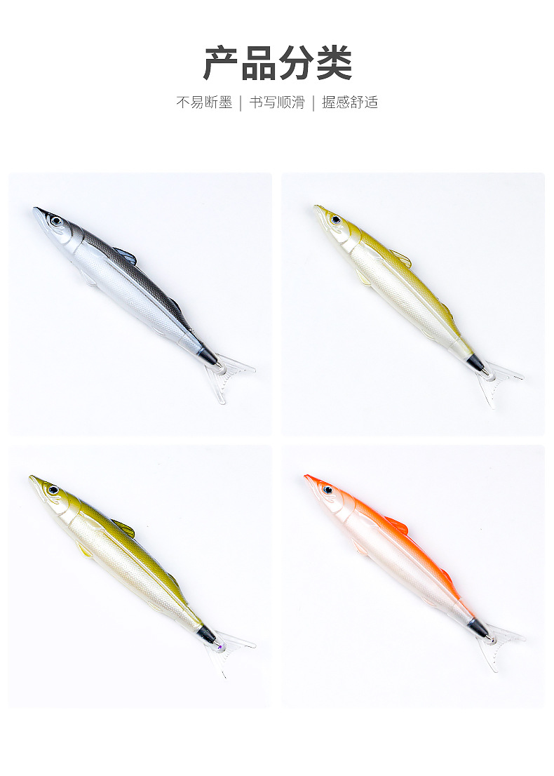 儿童礼品仿真鱼咸鱼圆珠笔可爱卡通解压批发原子笔 新奇学生创意详情3