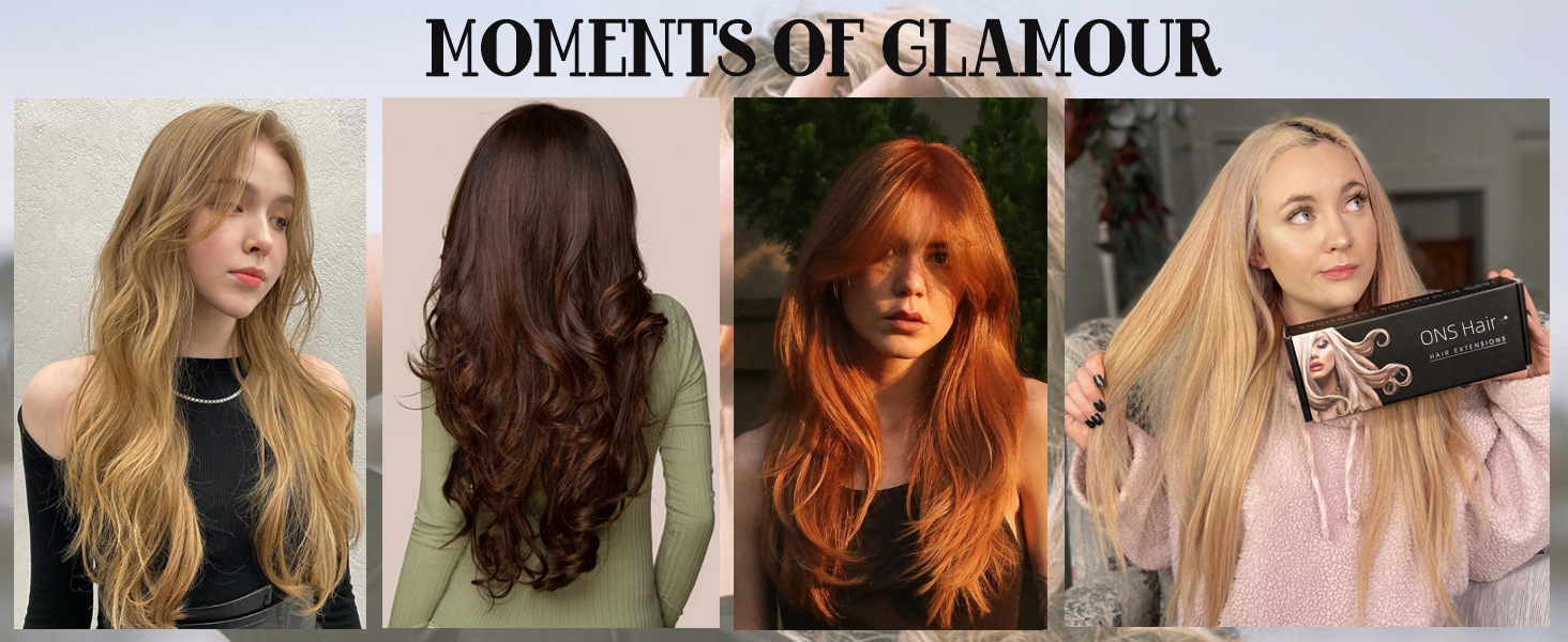 Factory stock real hair, brown hair extension strips, long straight hair, InvisibleTapeinhair, real hair film hair pic 16