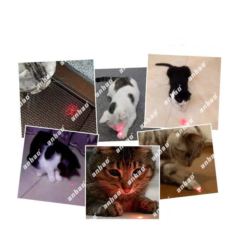 Wholesale of cross-border multi-functional Uv lamps, red and purple laser multi-pattern cat toys, USB charging pet interactive toys pic 5