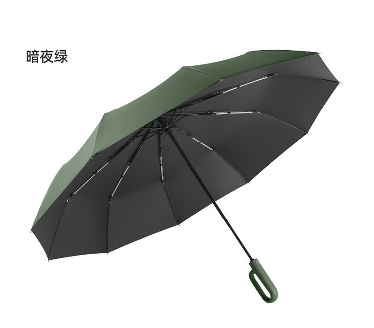 27寸10骨全自动环扣折叠晴雨两用大号抗风双人车载遮阳防晒伞 定制款 详情20