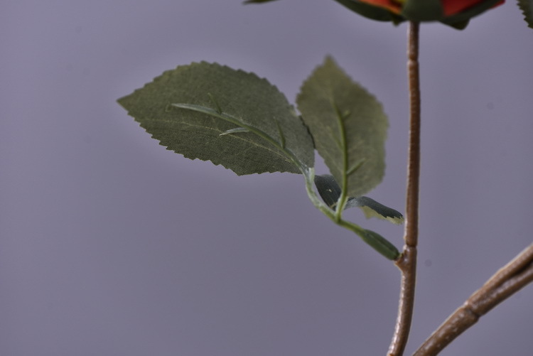 5 pieces of retro charred edge rose artificial flower decoration, artificial flower imitation dried flower, home soft decoration withered and dry, wedding Lanjin artificial rose wholesale pic 20