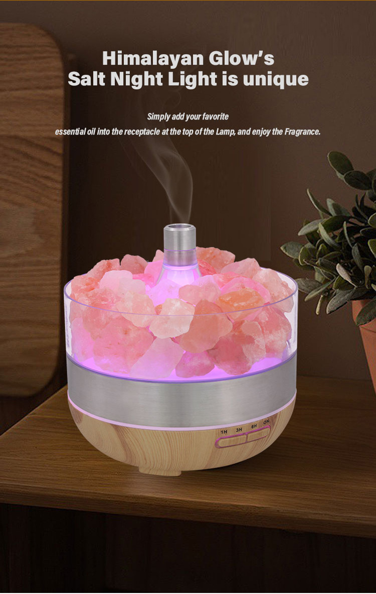 Salt stone essential oil diffuser, small electrical appliance, desktop indoor automatic spray humidification diffuser, hotel cross-border wholesale pic 3