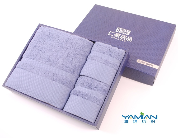 Pure cotton absorbent towel advertising gift towel, 100g available, enterprise LOGO and exquisite packaging, in stock, 4 colors pic 85