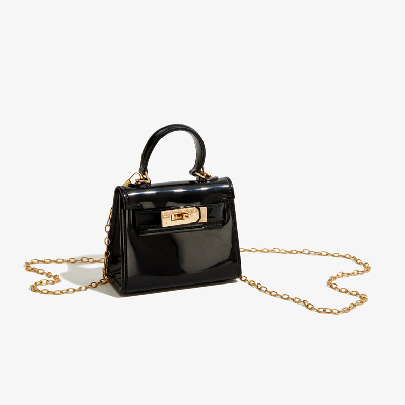 糖果小包小方块PVC芭比果冻包时尚百搭晚宴包耐脏易洗女手提包链条斜挎包详情28