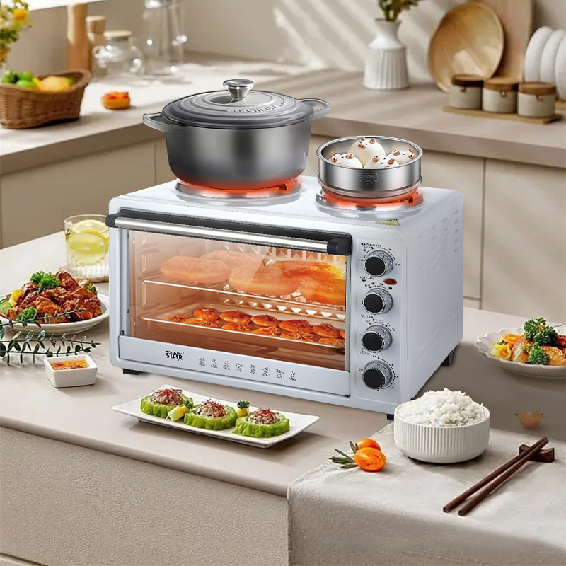 winningstar Cross-border Exclusive home egg tart, Pizza, Roast Chicken multi-functional 45L British and European Standard oven pic 5