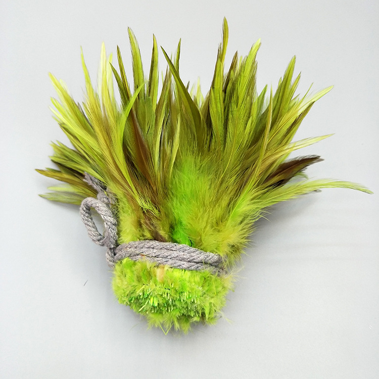 The manufacturer supplies 5-6 inch high-quality red-pointed chicken feather rolls for DIY corsages, headgear, hat flowers, dreamcatcher nets and feathers pic 14