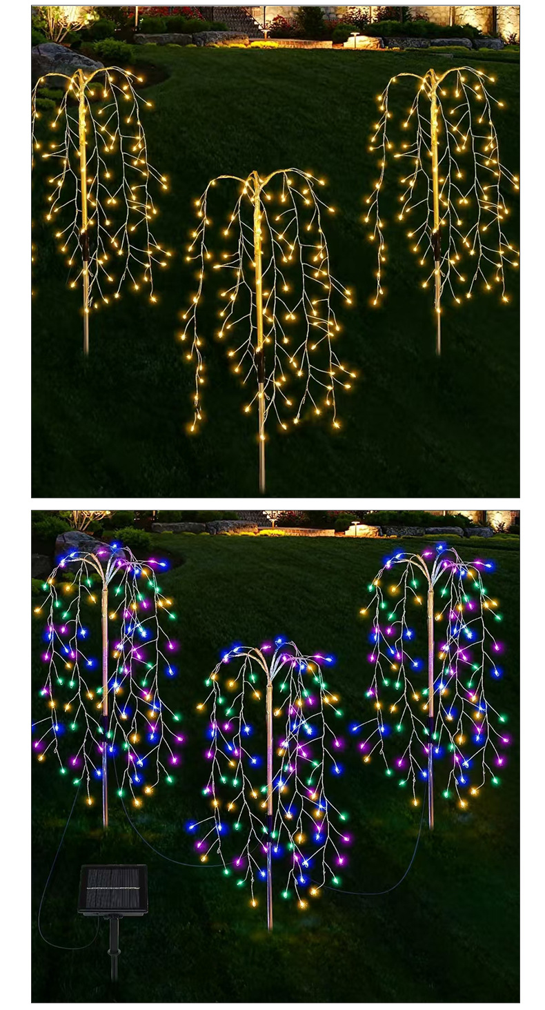 LED太阳能鞭炮灯户外防雨地插灯庭院草坪灯太阳能地插灯详情13