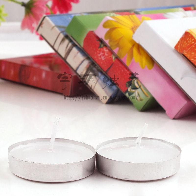 Smokeless and odorless candles, romantic scented candles, micro-tea, tea boiling, heating, aluminum shell candles wholesale pic 3