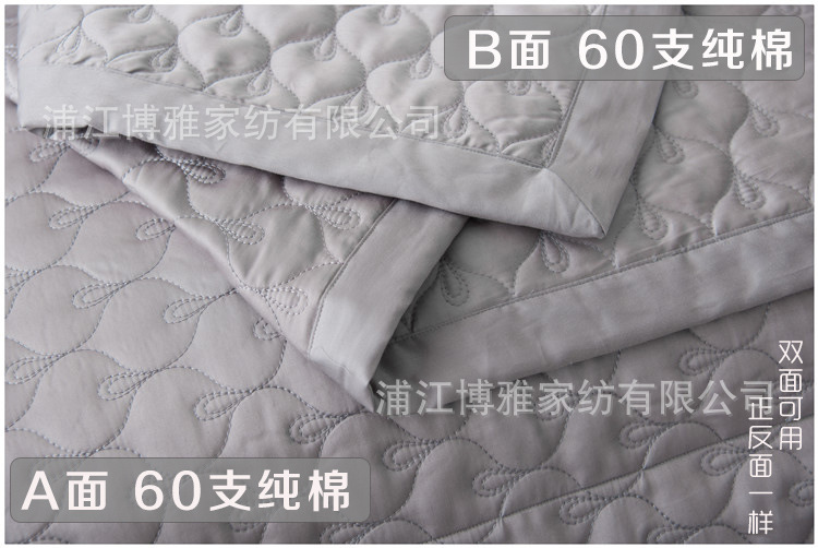 The manufacturer supplies summer quilted cotton bed sheets, pure cotton three-piece sets, skin-friendly quilted quilts and bed covers across borders, suitable for all seasons pic 36