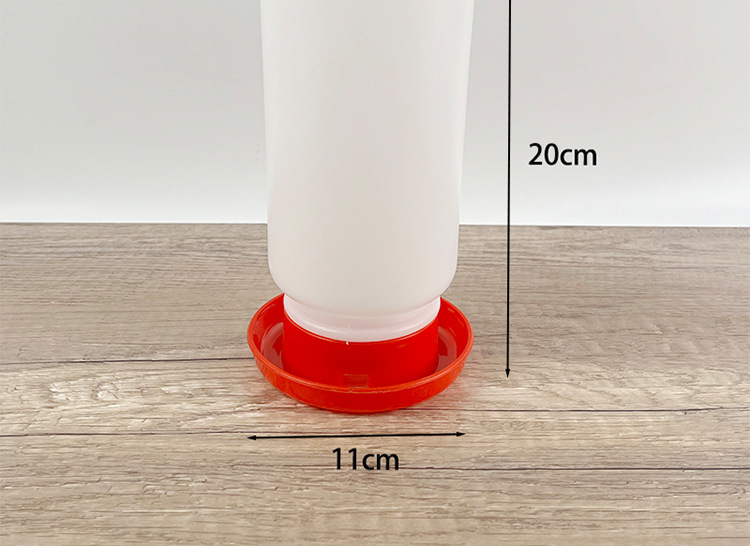 小鸡槽子小型自动饮水器鹌鹑饲料喂食器芦丁鸡食槽养鸡自动喂食器详情8