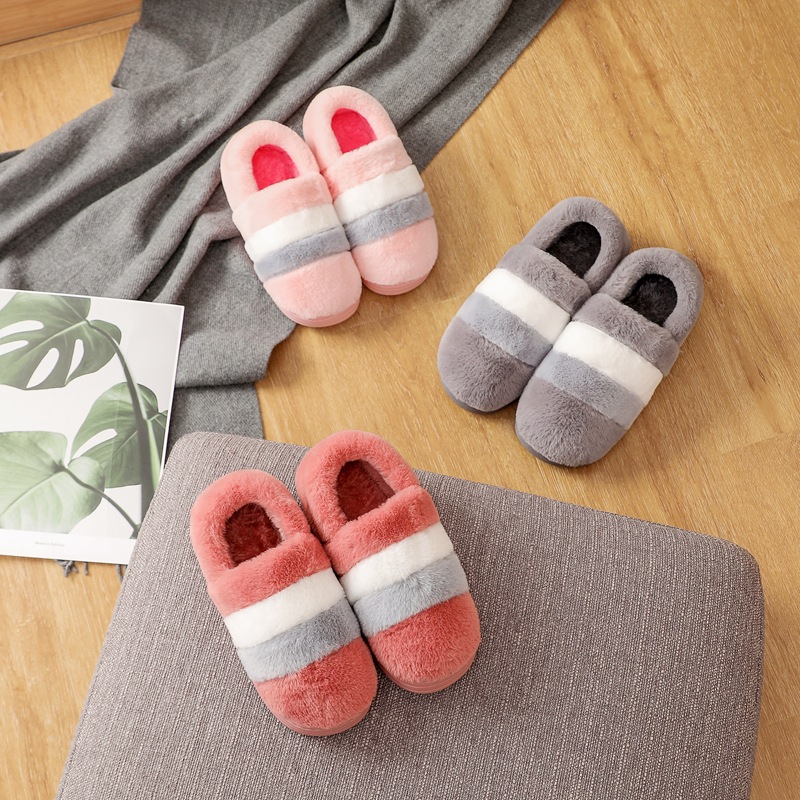 新款时尚包跟棉鞋可外穿秋冬季家居情侣保暖男女款棉鞋厂家直销详情3