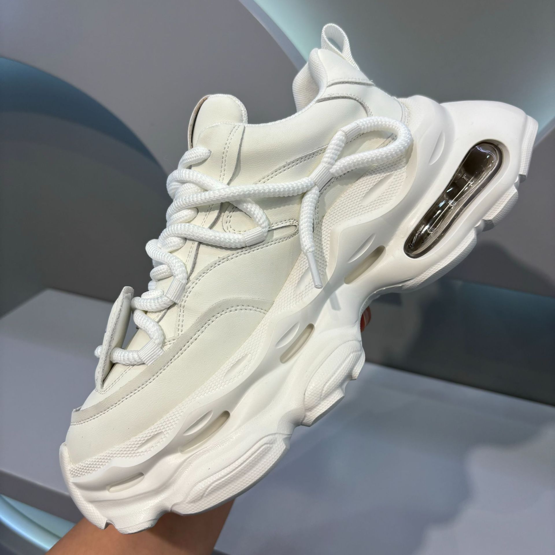 2024新款薄款小白鞋增高透气网面鞋子男款夏季厚底老爹鞋百搭男鞋详情10