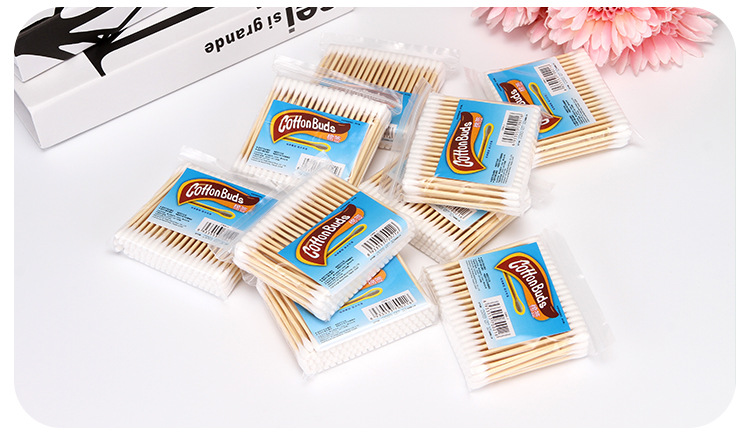Premium sanitary cotton swabs, 100-piece set, high-quality double-headed cotton swabs, disposable makeup cotton swabs, cotton swabs, makeup tools pic 19