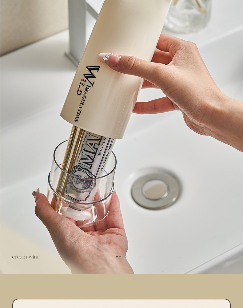 旅行洗漱牙具盒 旅游牙刷牙杯套装 便携式高颜值漱口杯牙膏收纳盒详情3