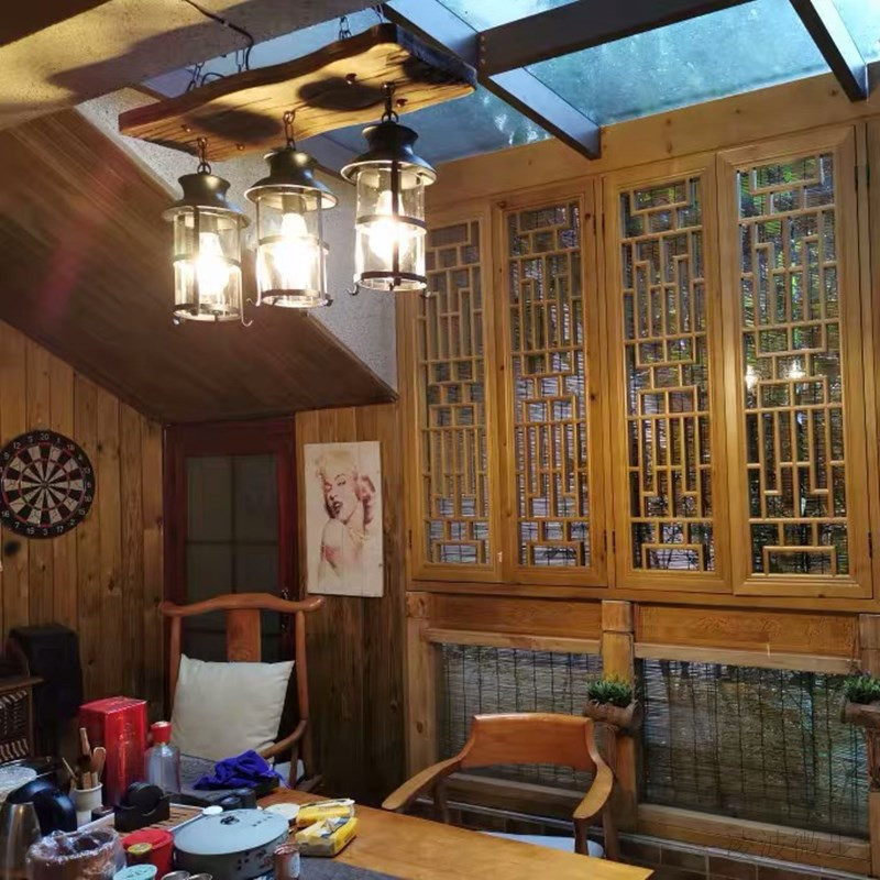 工业风吊灯美式乡村漫网咖啡餐厅酒吧吧台美式吊灯复古吊灯创意灯详情7