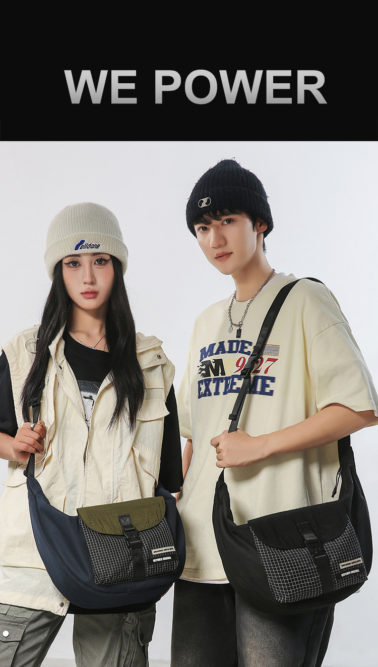 WEPOWER新款饺子包 男女通用时尚单肩包 轻便户外大容量斜挎包 百搭潮流其他分类详情12