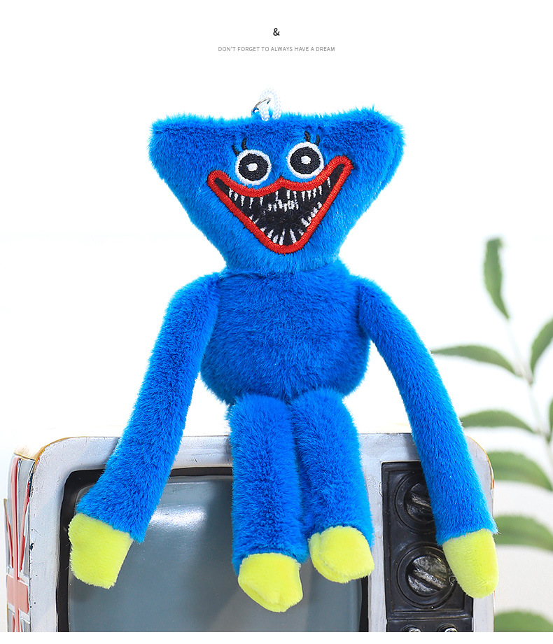 大蓝猫波比的游戏时间周边玩偶香肠怪公仔红蓝怪娃娃蓝魔毛绒玩具详情10