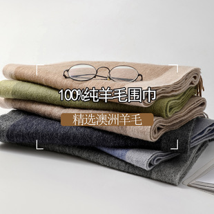 Wholesale of wool scarves, solid-color scarves for women, versatile autumn and winter scarves, thickened warm shawls, simple fringed red scarves pic 5