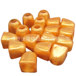 现货直销 2.0CM长黑色白色塑料吊钟 雨衣无盖吊钟 长吊钟穿绳扣详情1