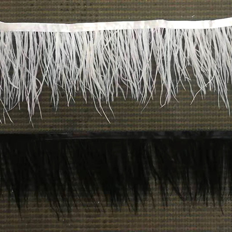 Ostrich feather fabric tape in stock, 6-8cm, clothing and accessories, lace, feather, ostrich feather fabric edge pic 35