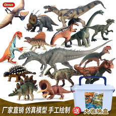 仿真动物模型玩具大象狮子老虎奶牛马鸡农场家禽恐龙场景摆件套装详情17