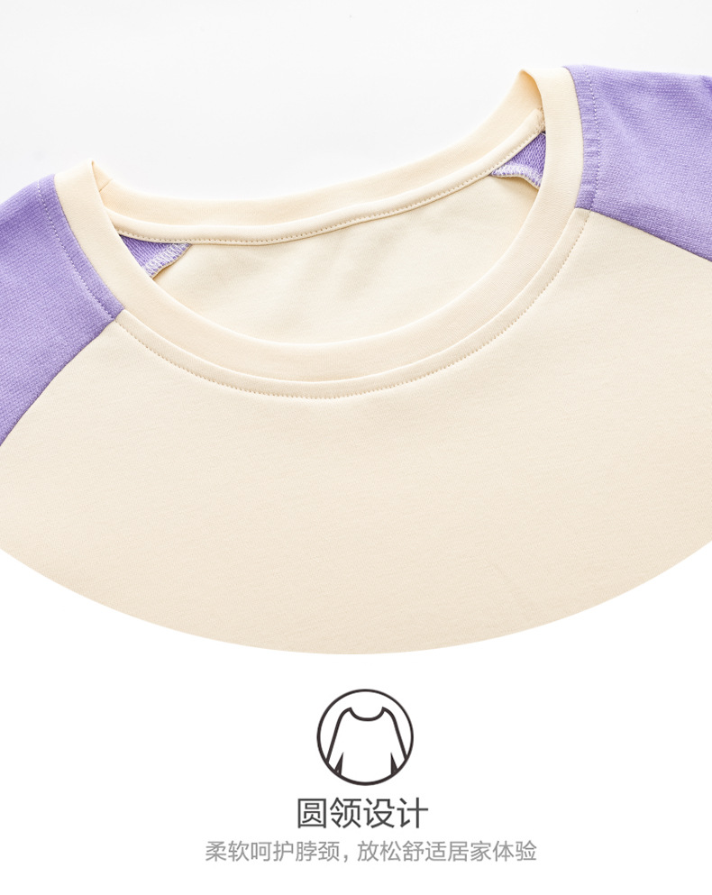 夏季纯棉睡衣女士可爱短袖薄款两件套装韩版时尚春夏可外穿家居服详情12