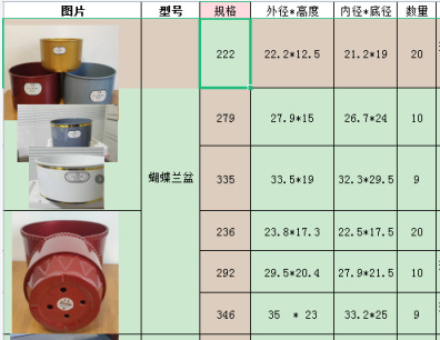 蝴蝶兰花盆欧式简约创意个性阳台绿萝塑料花盆盆栽种植花盆出口内销外贸兰花烤漆刷漆仿瓷仿古详情2