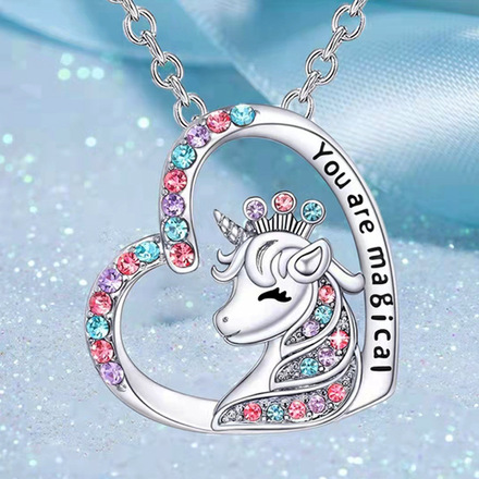 Межконтинентальная wish amazon fashion golden hearts, модель lucky 8 diamond amore, подвеска, ожерелья и украшения pic 17