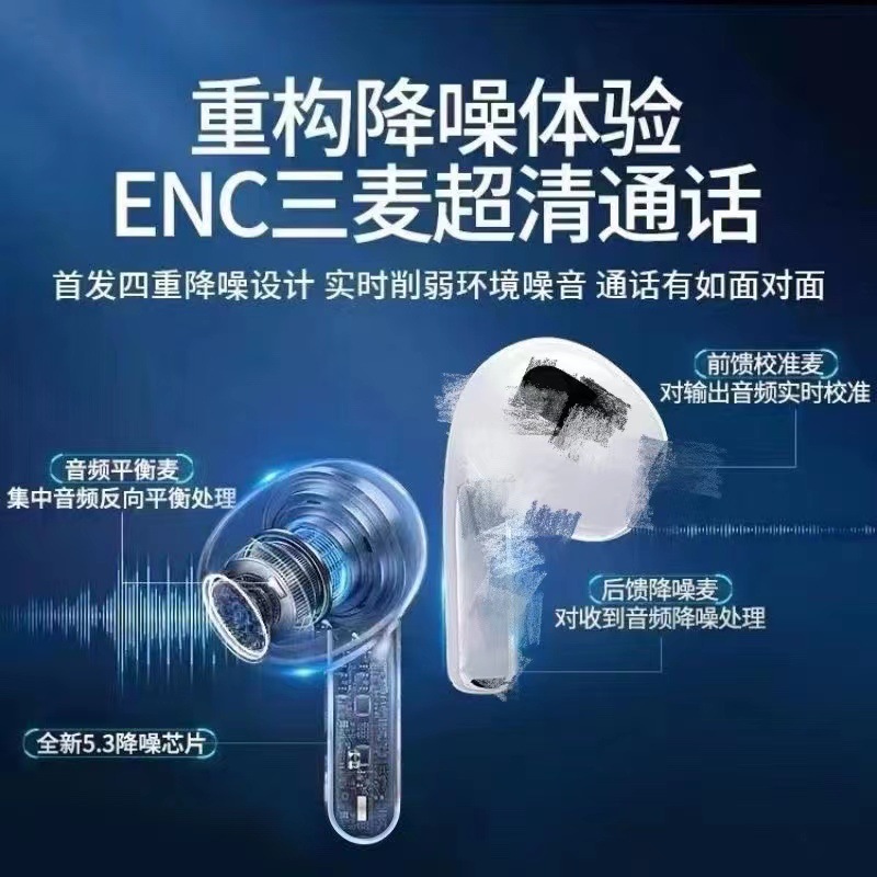 华强北1562a真四代无线蓝牙耳机适用于苹果二三代洛达降噪马卡龙详情4