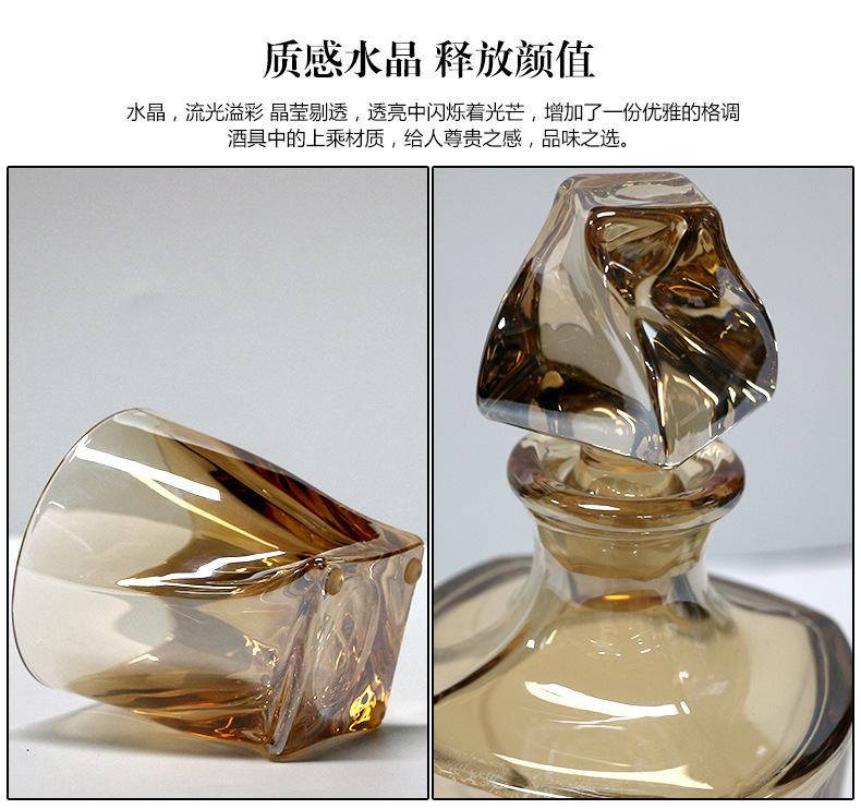 lead-freecrystal whiskeyliquorglass decanter crystal glass, lead-free whisky decanter, spirits cup pic 17