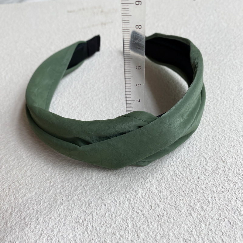 韩版网红头饰少女韩国简约甜美百搭宽边布艺交叉发箍头箍压发外出详情4